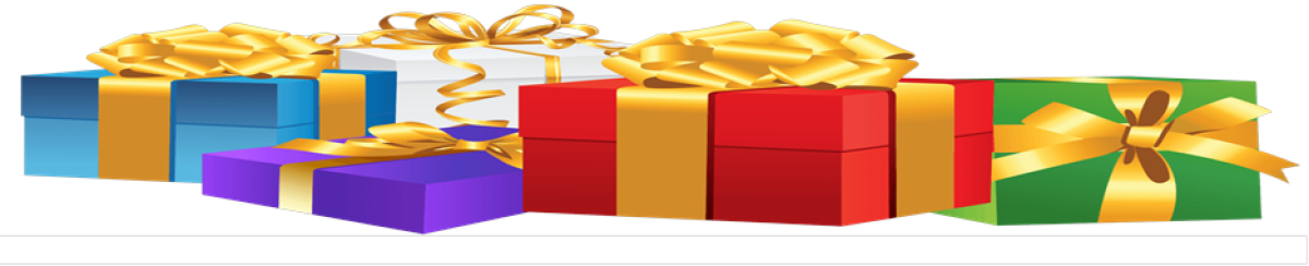 Clip art of boxes of presents