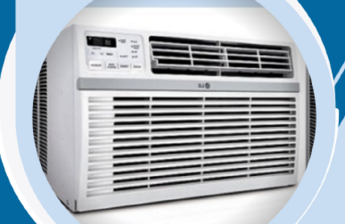 Photo of air window air conditioning unit